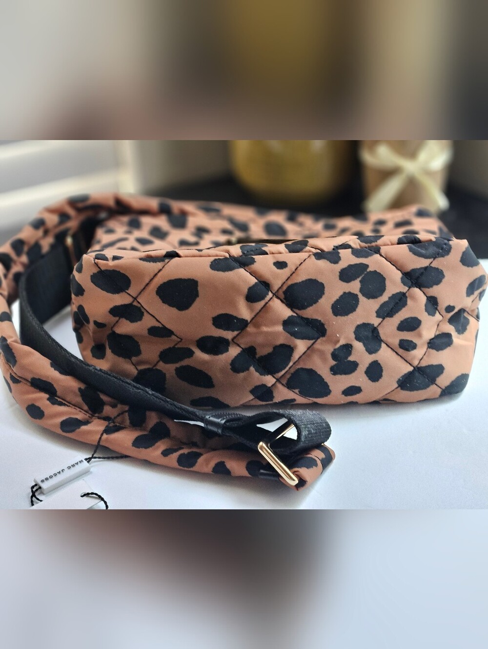Mark Jacobs Quilted Leopard Print Crossbody Bag - Picture 5 of 8